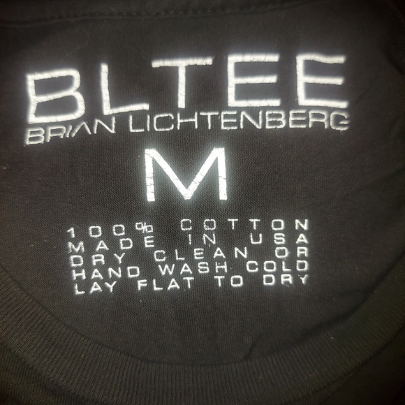 Authentic Brian Lichtenburg BLTEE Kardashian Tee T-shirt Top Black sz M - Picture 4 of 4